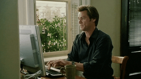 Jim Carrey Typing Fast