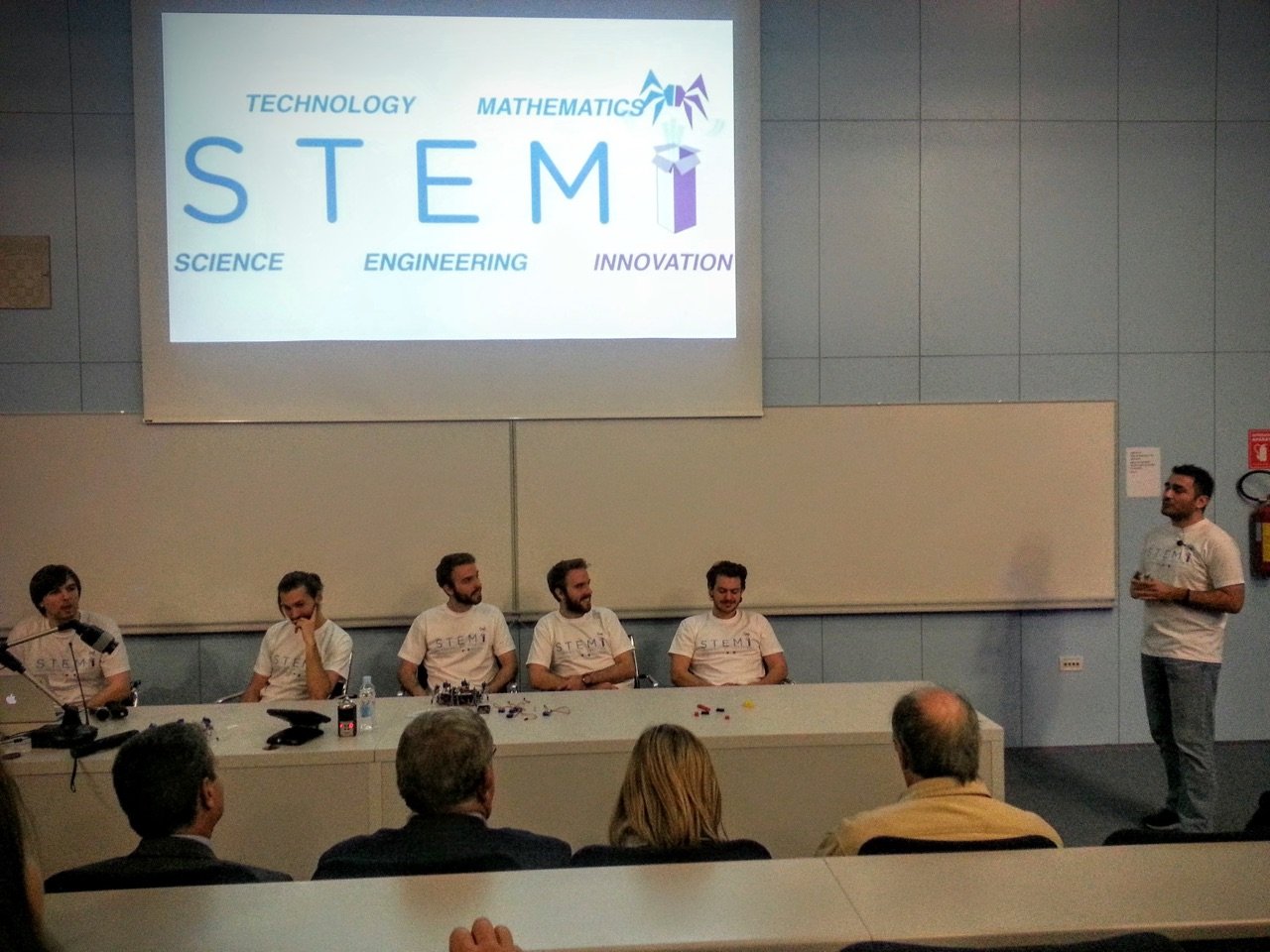 Pavao Pahljina presenting STEMI at the Faculty of Civil Engineering in Rijeka