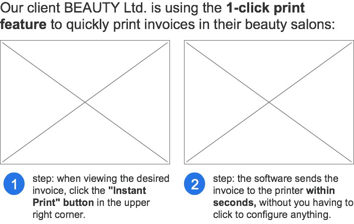 Example of how to use data, proof, and examples to explain a feature