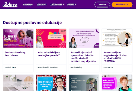 Poslovne edukacije - Eduza.hr